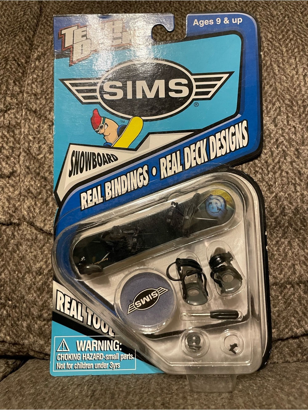 Tech Deck Mini Sims Snowboard.